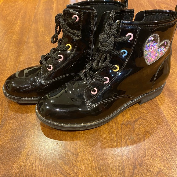 Jellypop Black Patton Boot Girls - Picture 1 of 8